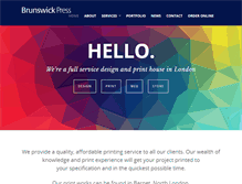 Tablet Screenshot of brunswickpress.co.uk